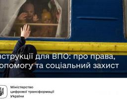 Інструкції для ВПО: про права, допомогу та соціальний захист