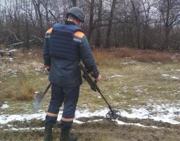 Піротехніками на Луганщині виявлено та вилучено 40 артилерійських снарядів 