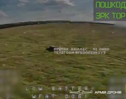 #Вірю_в_ЗСУ На Луганщині уражено російський ЗРК «Тор-М1» вартістю $25 млн