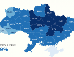 Вже 49 % дорослого населення України отримали принаймні одну дозу вакцини від COVID-19