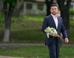 Президент на українсько-російському кордоні вшанував пам'ять загиблих у Другій світовій війні