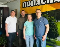 Взаємодію Попаснянської громади з ВПО у гумхабі в м. Самар перевірив Олексій Смирнов