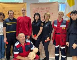 Відбувся тренінг з підвищення навичок домедичної допомоги для рятувальників